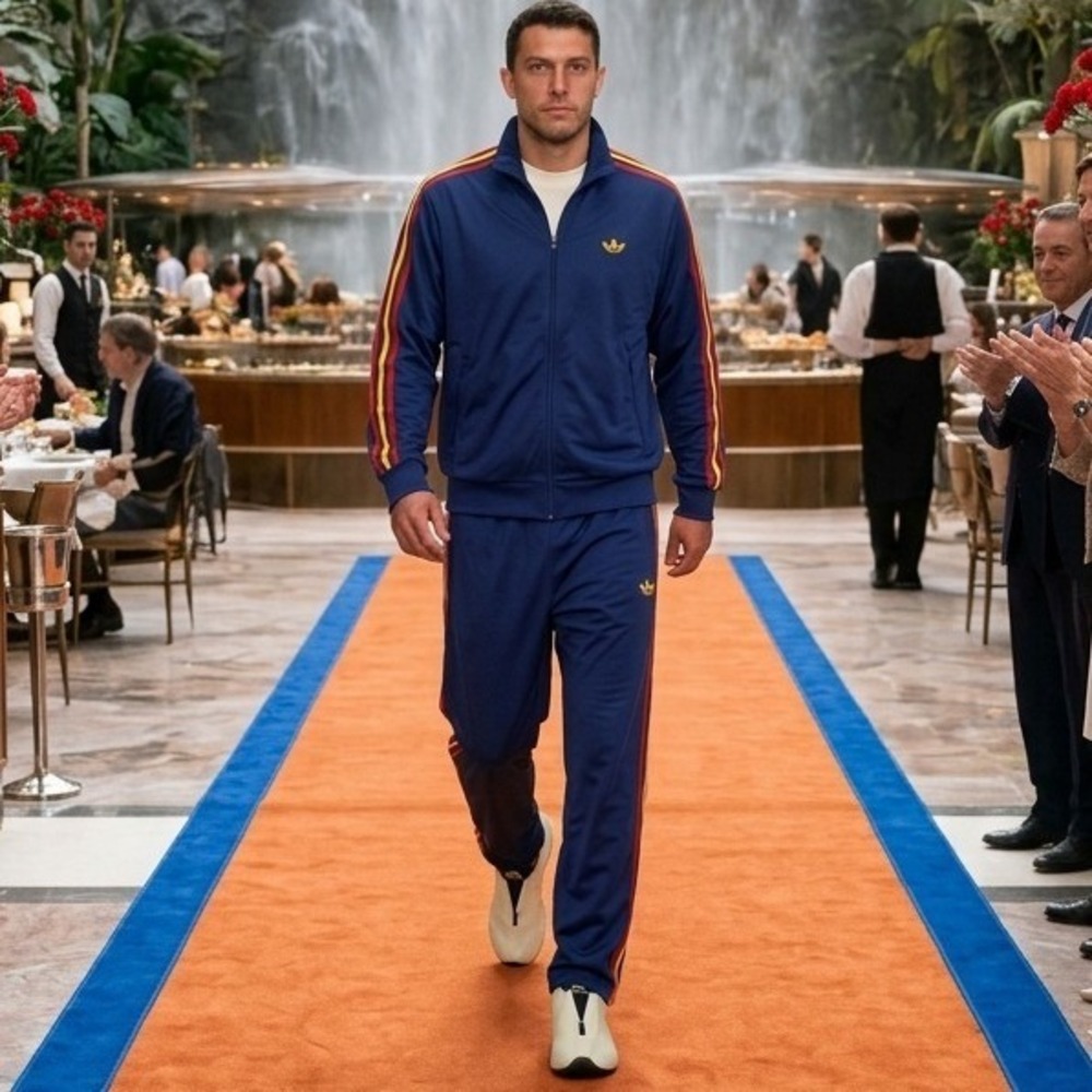 Adidas Unisex M-L/W-XL Two Piece Tracksuit Top: KD3847 Pants: KD3836 Blue